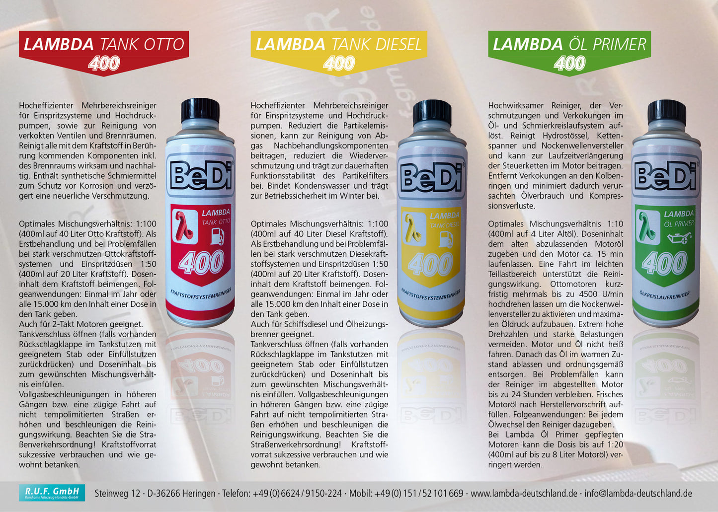 BeDi Lambda Öl Extra Ölbooster