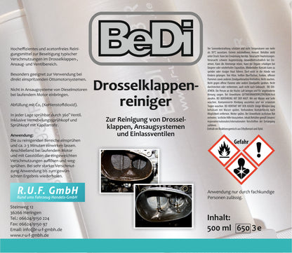 BeDi Drosselklappen- und Ansaugwegreiniger Made in Germany